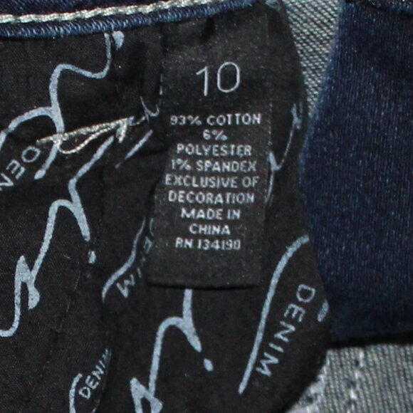 INC Denim Boot Leg Curvy Fit Size 10 (RN134190) - Picture 5 of 8